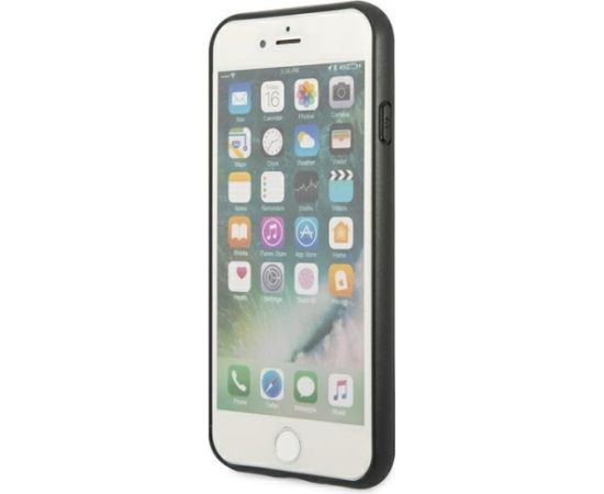 Guess GUHCI8G4GFBR Hardcase 4G Metal Gold Logo Aizsargapvalks priekš iPhone SE 2022 / 2020 / 7 / 8 / brūns Neoriģinālie Maciņi