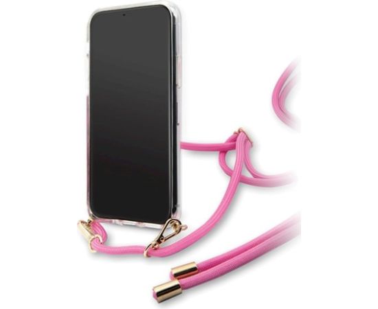 Guess GUHCN58WO4GPI Hardcase 4G Gradient Aizsargapvalks priekš iPhone 11 Pro / rozā Neoriģinālie Maciņi