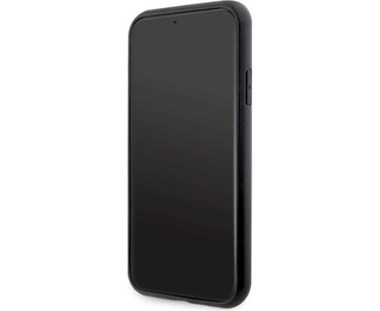 Guess GUHCN61P4SNK Hardcase 4G Stripe Aizsargapvalks priekš iPhone 11/XR / pelēks Neoriģinālie Maciņi