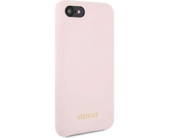 Guess GUHCI8LSGLLP Aizsargapvalks priekš iPhone 7/8/SE 2020/SE 2022 / gaiši rozā Neoriģinālie Maciņi