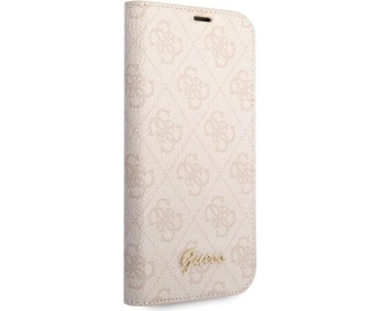 Guess GUBKP14XHG4SHP Aizsargapvalks priekš iPhone 14 Pro Max 6,7" / rozā Neoriģinālie Maciņi