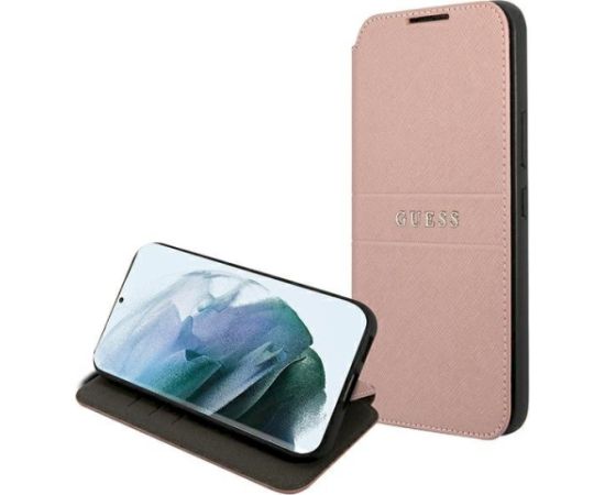 Guess GUBKS22MPSASBPI Aizsargapvalks priekš S22+ S906 / rozā Neoriģinālie Maciņi