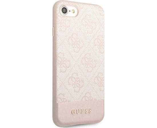 Guess GUHCI8G4GLPI 4G Stripe Collection Aizsargapvalks priekš iPhone 7/8/SE 2020/SE 2022 / rozā Neoriģinālie Maciņi