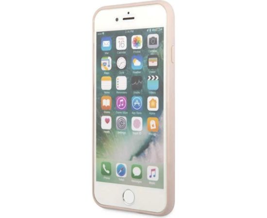 Guess GUHCI8G4GLPI 4G Stripe Collection Aizsargapvalks priekš iPhone 7/8/SE 2020/SE 2022 / rozā Neoriģinālie Maciņi