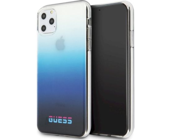 Guess GUHCN65DGCNA Hardcase California Aizsargapvalks priekš iPhone 11 Pro Max / gradient blue Neoriģinālie Maciņi