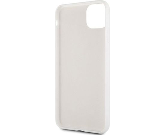 Guess GUHCN65HYMAWH Aizsargapvalks priekš iPhone 11 Pro Max / balts Marble Neoriģinālie Maciņi