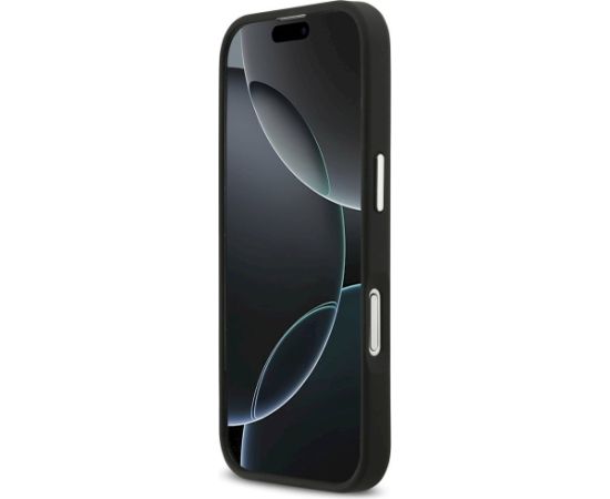 Case Guess Grained Big 4G Classic Logo Aizsargapvalks priekš iPhone 17 / melns Neoriģinālie Maciņi