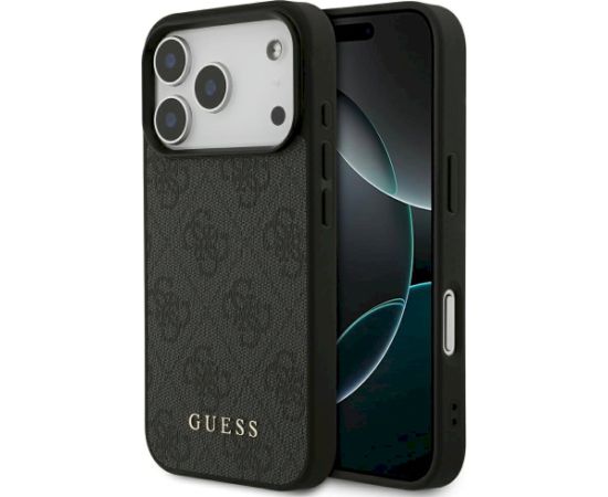 Guess 4G Classic Case Aizsargapvalks priekš iPhone 17 Pro / melns Neoriģinālie Maciņi