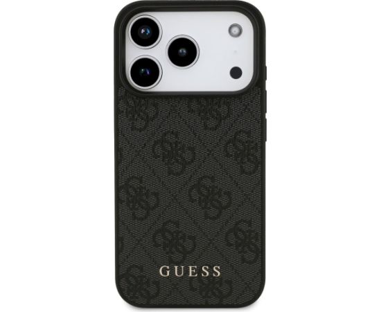 Guess 4G Classic Case Aizsargapvalks priekš iPhone 17 Pro / melns Neoriģinālie Maciņi