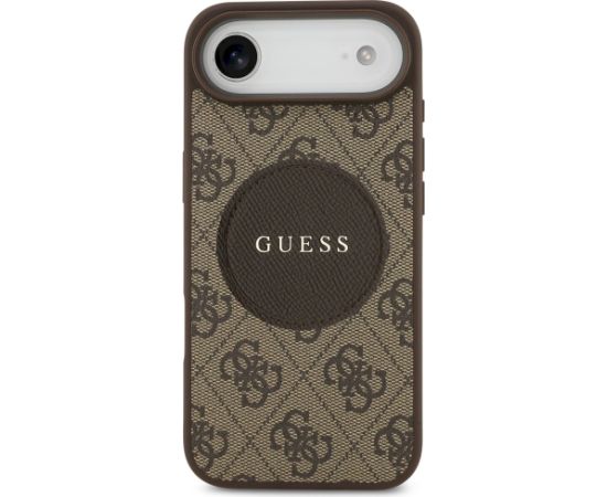 Case Guess 4G Circle Classic Logo MagSafe Aizsargapvalks priekš iPhone Air / brūns Neoriģinālie Maciņi