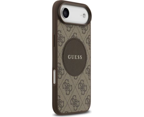 Case Guess 4G Circle Classic Logo MagSafe Aizsargapvalks priekš iPhone Air / brūns Neoriģinālie Maciņi