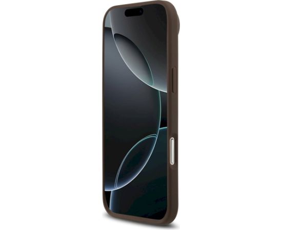 Case Guess 4G Circle Classic Logo MagSafe Aizsargapvalks priekš iPhone Air / brūns Neoriģinālie Maciņi