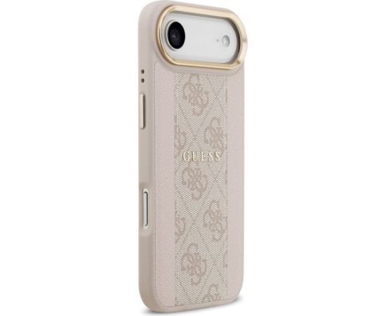 Guess 4G Stripe MagSafe Case Aizsargapvalks priekš iPhone 17 Air / rozā Neoriģinālie Maciņi