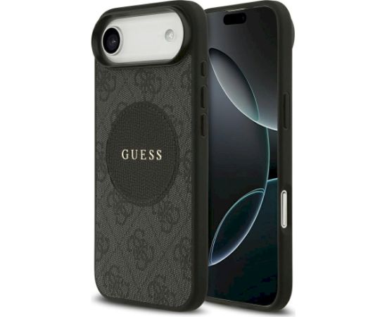 Case Guess 4G Circle Classic Logo MagSafe Aizsargapvalks priekš iPhone Air / melns Neoriģinālie Maciņi