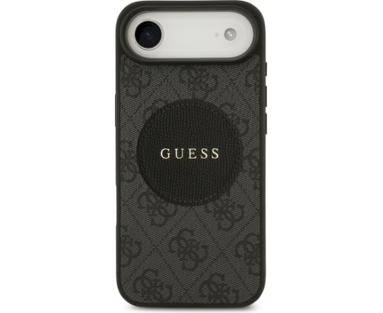 Case Guess 4G Circle Classic Logo MagSafe Aizsargapvalks priekš iPhone Air / melns Neoriģinālie Maciņi