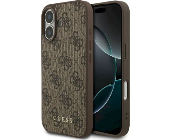 Guess 4G Classic Case Aizsargapvalks priekš iPhone 17 / brūns Neoriģinālie Maciņi