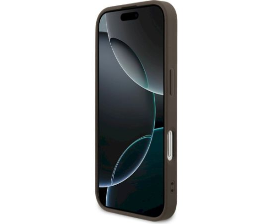 Guess 4G Classic Case Aizsargapvalks priekš iPhone 17 / brūns Neoriģinālie Maciņi