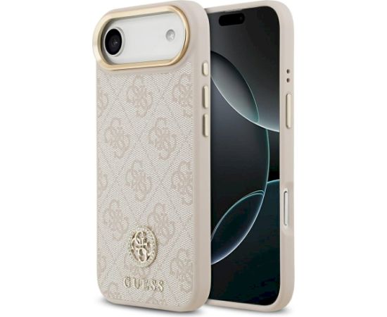 Guess 4G Strass Logo MagSafe Case Aizsargapvalks priekš iPhone Air / rozā Neoriģinālie Maciņi