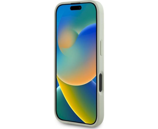 Guess Grained Big 4G Logo Small Classic Logo Case Aizsargapvalks priekš iPhone 16 / zaļš Neoriģinālie Maciņi