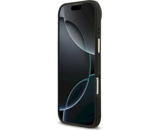 Guess 4G Stripe MagSafe Aizsargapvalks priekš iPhone 17 Air / melns Neoriģinālie Maciņi