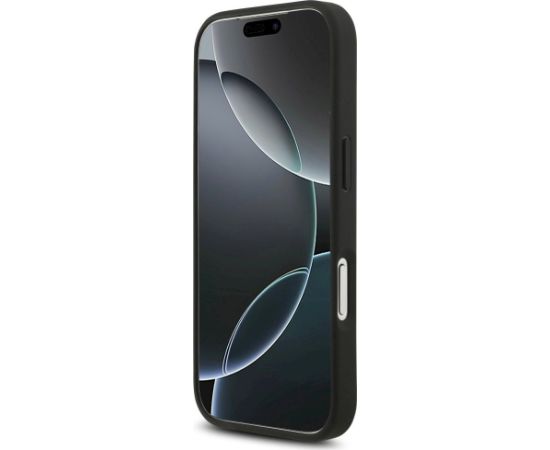 Guess 4G Circle Classic Logo MagSafe Aizsargapvalks priekš iPhone 17 Pro / melns Neoriģinālie Maciņi
