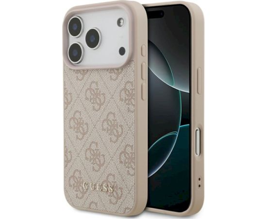 Guess 4G Classic Case Aizsargapvalks priekš iPhone 17 Pro / rozā Neoriģinālie Maciņi