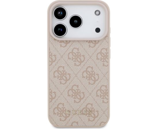Guess 4G Classic Case Aizsargapvalks priekš iPhone 17 Pro / rozā Neoriģinālie Maciņi