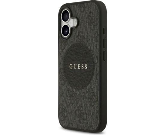 Guess 4G Circle Classic Logo MagSafe Case Aizsargapvalks priekš iPhone 17 / melns Neoriģinālie Maciņi