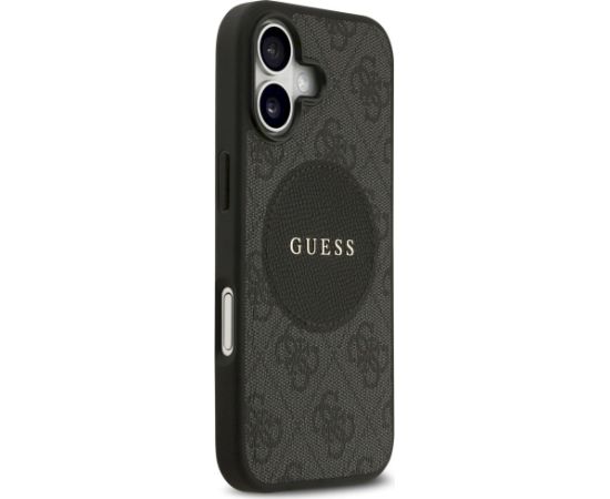 Guess 4G Circle Classic Logo MagSafe Case Aizsargapvalks priekš iPhone 17 / melns Neoriģinālie Maciņi