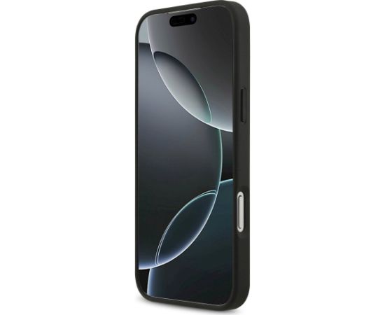 Guess 4G Circle Classic Logo MagSafe Aizsargapvalks priekš iPhone 17 Pro Max / melns Neoriģinālie Maciņi