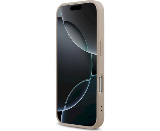 Case Guess 4G Printed Stripes MagSafe Aizsargapvalks priekš iPhone 17 Pro / rozā Neoriģinālie Maciņi