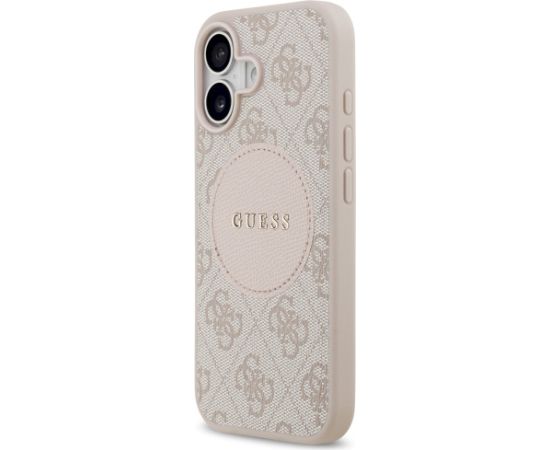 Guess 4G Circle Classic Logo MagSafe Aizsargapvalks priekš iPhone 17 / rozā Neoriģinālie Maciņi