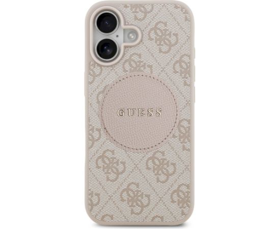 Guess 4G Circle Classic Logo MagSafe Aizsargapvalks priekš iPhone 17 / rozā Neoriģinālie Maciņi