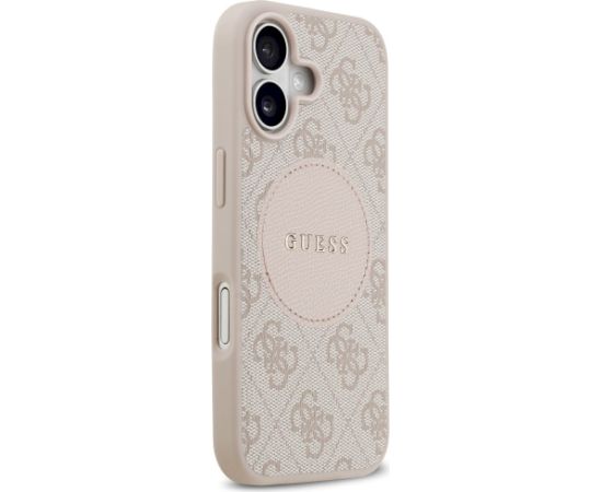 Guess 4G Circle Classic Logo MagSafe Aizsargapvalks priekš iPhone 17 / rozā Neoriģinālie Maciņi