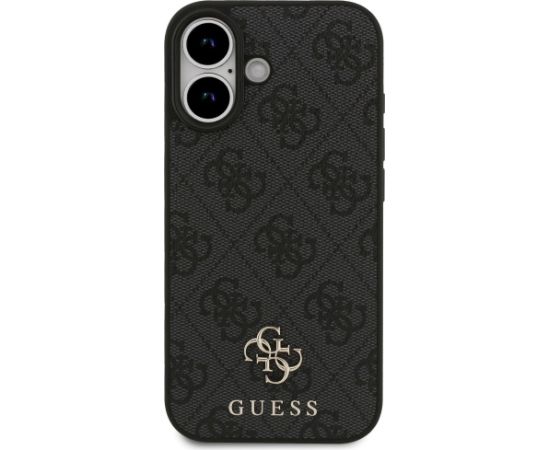 Guess 4G Small Classic Logo MagSafe Aizsargapvalks priekš iPhone 17 / melns Neoriģinālie Maciņi