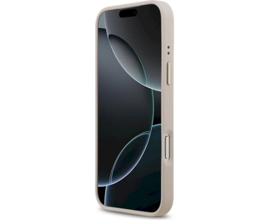 Guess 4G Logo Plate MagSafe Case Aizsargapvalks priekš iPhone 17 Pro Max / rozā Neoriģinālie Maciņi