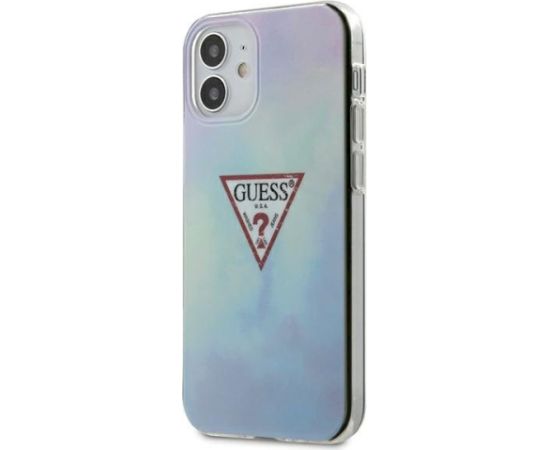 Guess GUHCP12SPCUMCGC02 Tie & Die Collection Aizsargapvalks priekš iPhone 12 mini 5,4" / zils Neoriģinālie Maciņi