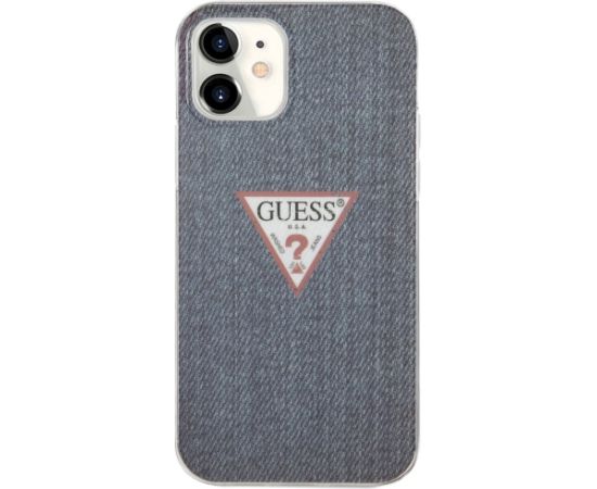 Guess GUHCP12SPCUJULDB Jeans Collection Aizsargapvalks priekš iPhone 12 mini 5,4" / tumši zils Neoriģinālie Maciņi