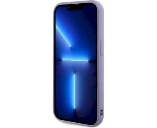 Guess GUHCP13LPSFDGSU Sequin Script Metal Aizsargapvalks priekš iPhone 13 Pro/13 6.1" / violets Neoriģinālie Maciņi