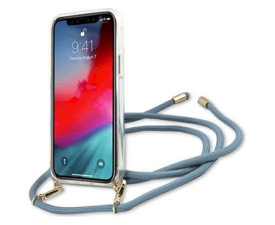 Guess GUHCP12SCRTVSBL Script Vintage Защитный чехол для iPhone 12 mini 5,4" / синий Чехлы - альтернативные