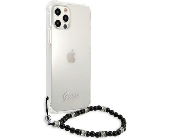 Guess GUHCP12MKPSBK Aizsargapvalks priekš iPhone 12/12 Pro 6,1" / Black Pearl Neoriģinālie Maciņi