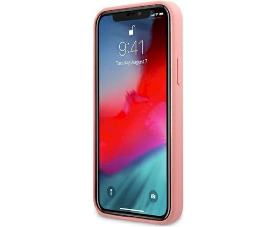 Guess GUHCP12LLSPEWPI Peony Collection Aizsargapvalks priekš iPhone 12 Pro Max 6,7" / rozā Neoriģinālie Maciņi