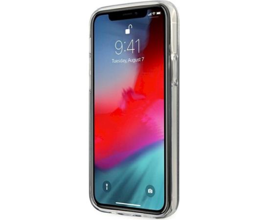 Guess GUHCP12LPCUGLSBK Glitter Gradient Script Защитный чехол для iPhone 12 Pro Max 6,7" / чёрный Чехлы - альтернативные