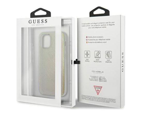 Guess GUHCP12S3D4GIRBL Hardcase 4G 3D Pattern Collection Защитный чехол для iPhone 12 mini 5,4" Чехлы - альтернативные
