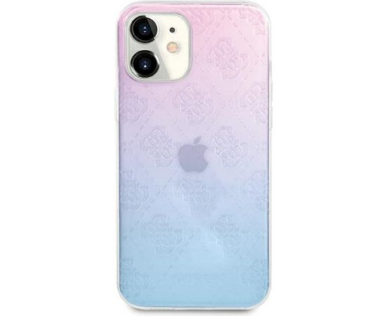 Guess GUHCP12S3D4GGBP Hardcase 4G 3D Pattern Collection Aizsargapvalks priekš iPhone 12 mini 5,4" / zils&rozā Neoriģinālie Maciņi
