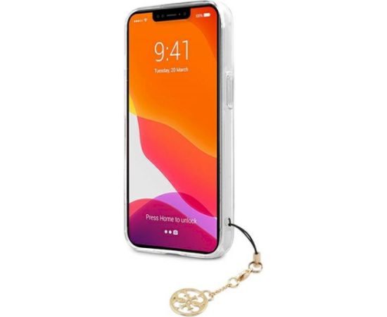 Guess GUHCP13SKB4GBR Aizsargapvalks priekš iPhone 13 mini 5,4" / brūns Neoriģinālie Maciņi