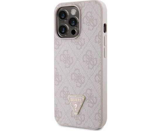 Guess GUHCP13XP4TDSCPP Crossbody 4G Metal Logo Aizsargapvalks priekš iPhone 13 Pro Max 6.7" / rozā Neoriģinālie Maciņi