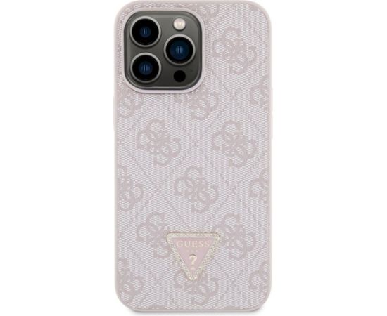 Guess GUHCP13XP4TDSCPP Crossbody 4G Metal Logo Aizsargapvalks priekš iPhone 13 Pro Max 6.7" / rozā Neoriģinālie Maciņi