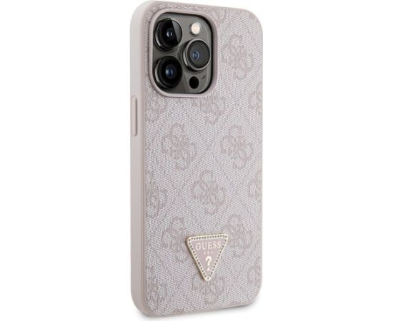 Guess GUHCP13XP4TDSCPP Crossbody 4G Metal Logo Aizsargapvalks priekš iPhone 13 Pro Max 6.7" / rozā Neoriģinālie Maciņi