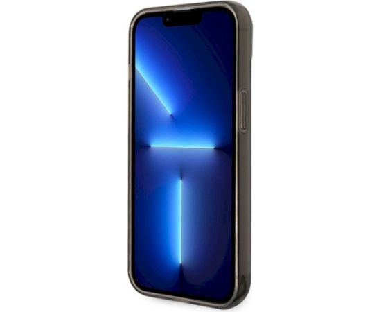 Guess GUHCP14MHGCOK Hardcase Translucent Aizsargapvalks priekš iPhone 14 Plus / 15 Plus 6.7" / melns Neoriģinālie Maciņi